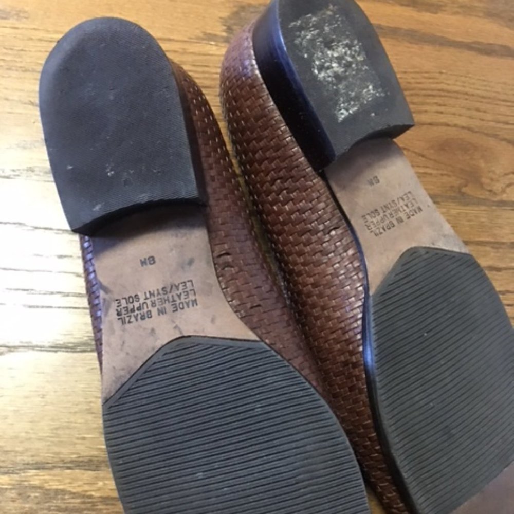 Ladies Talbots Leather Open Toe Shoes Size 8M - Picture 7 of 8